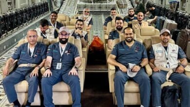 الطاقم الطبي الاغاثي