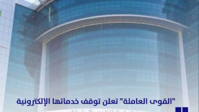 الهيئة العامة للقوى العاملة تعلن توقف خدماتها الإلكترونية للصيانة من 13 إلى 22 يونيو