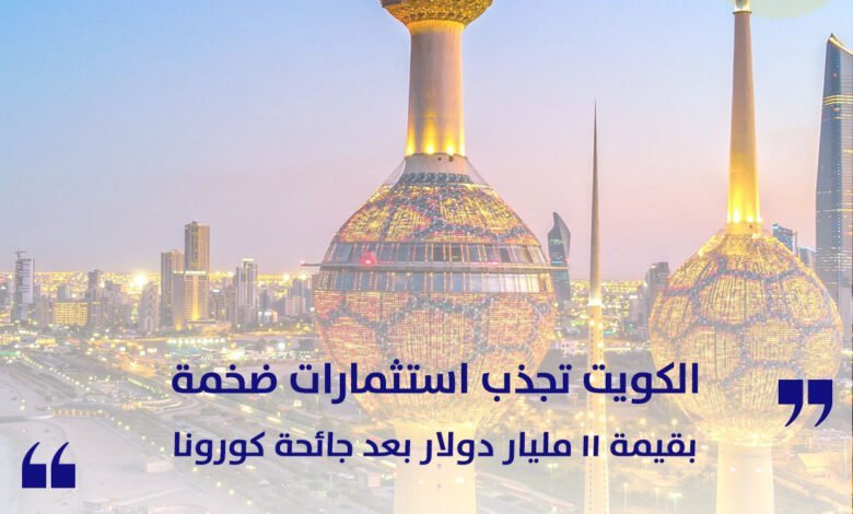 الكويت-تجذب-استثمارات-ضخمة-بقيمة-11-مليار-دولار-بعد-جائحة-كورونا