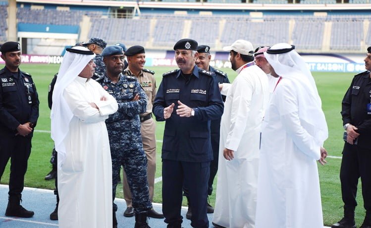 الشيخ سالم النواف وكيل وزارة الداخلية فى ستاد جابر