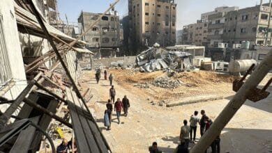 الدمار فى شمال قطاع غزة