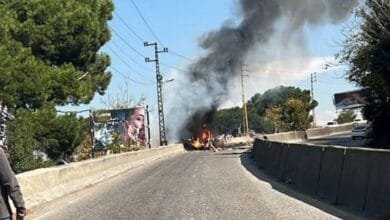 غارة إسرائيلية قرب بيروت