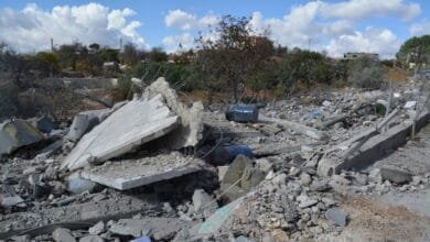 آثار القصف الاسرائيلي على جنوب لبنان