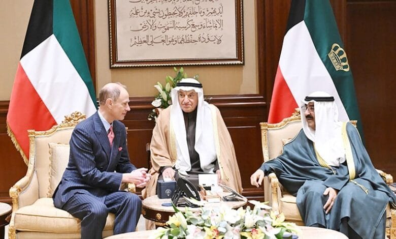 لقاء سمو الأمير مع دوق أدنبرة